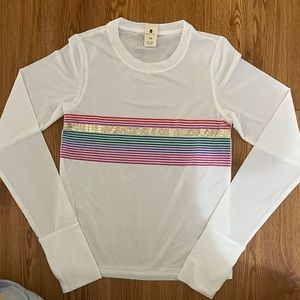 White Spiritual Gangster Long Sleeve Top (XS)